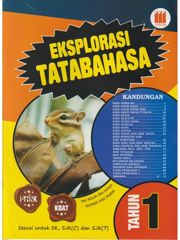 Eksplorasi Tatabahasa Kssr Thn 1